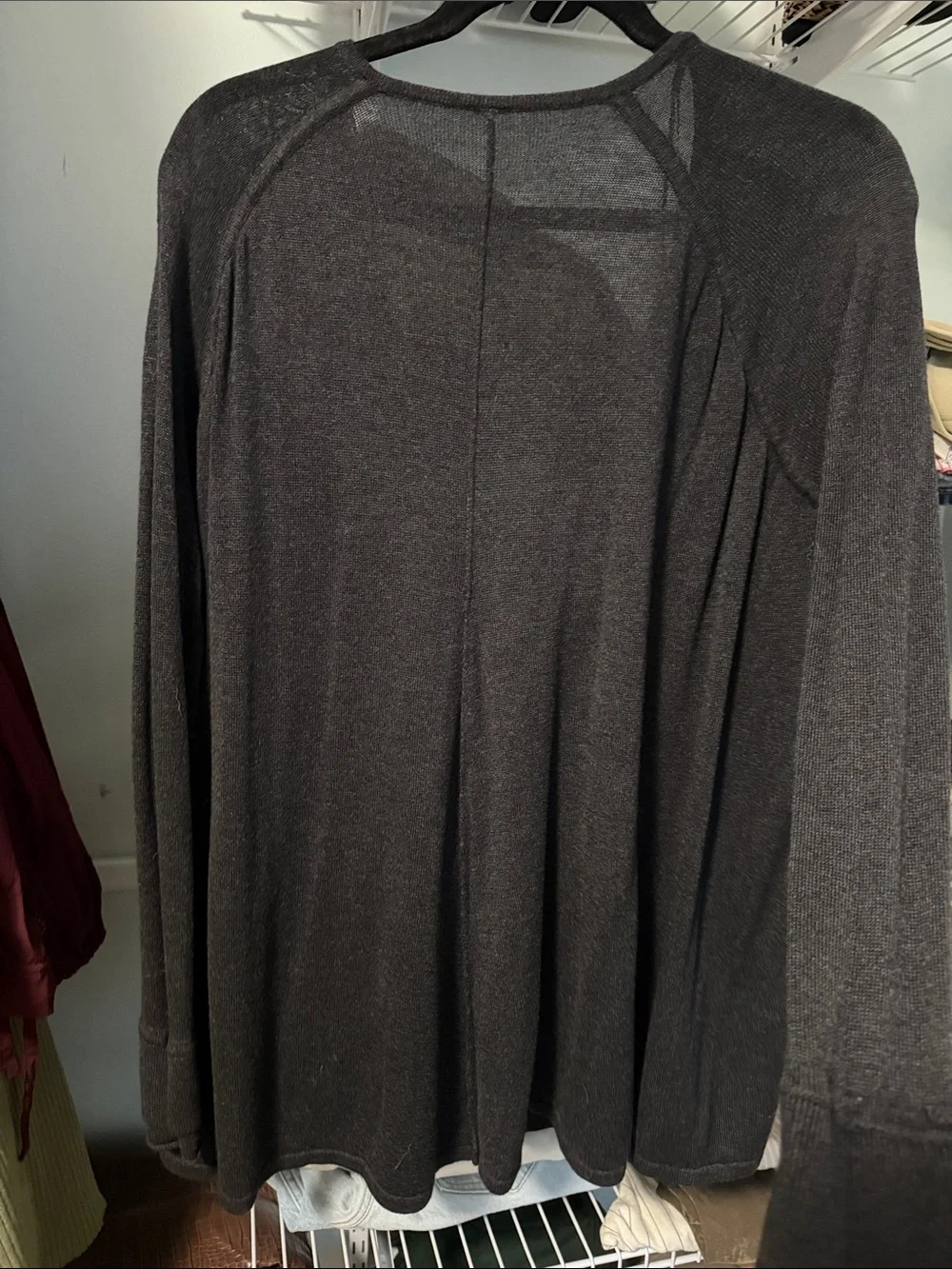 Lululemon Black Draped Knit Women's Sweater